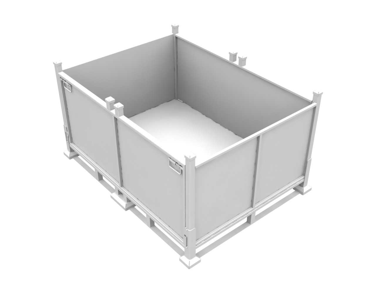 Металлические штабелируемые контейнеры -модули от производителя_2
