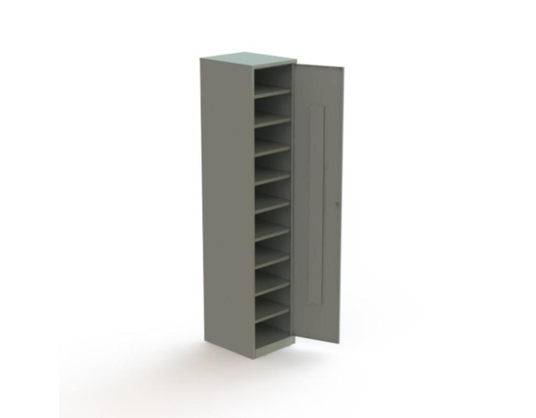Шкаф для хранения спецодежды и инвентаря металлический ШРВ-ОД-380